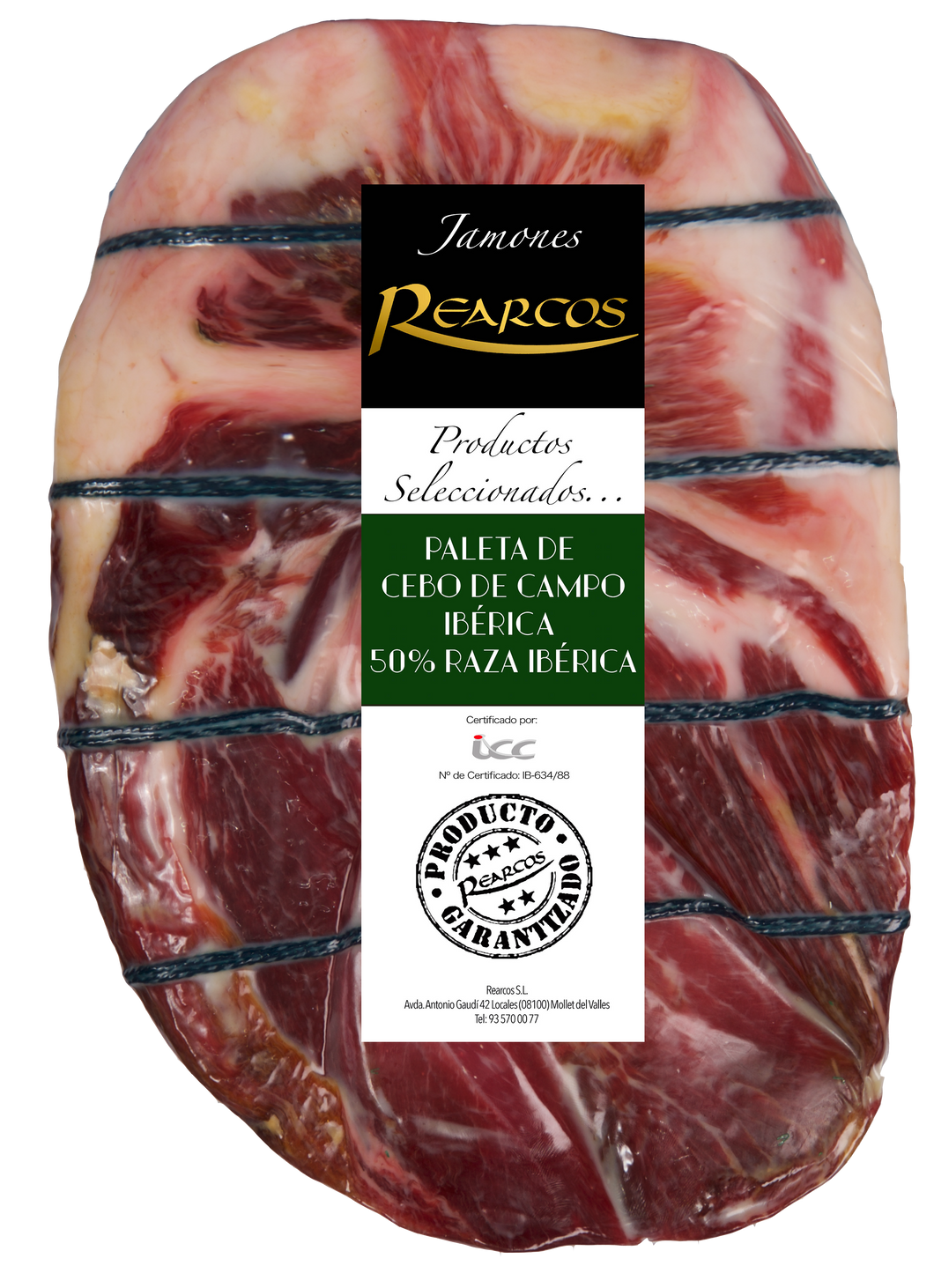 Deshuesado de Paleta de Cebo de Campo ibérica 50 o 75% Raza Ibérica Rearcos