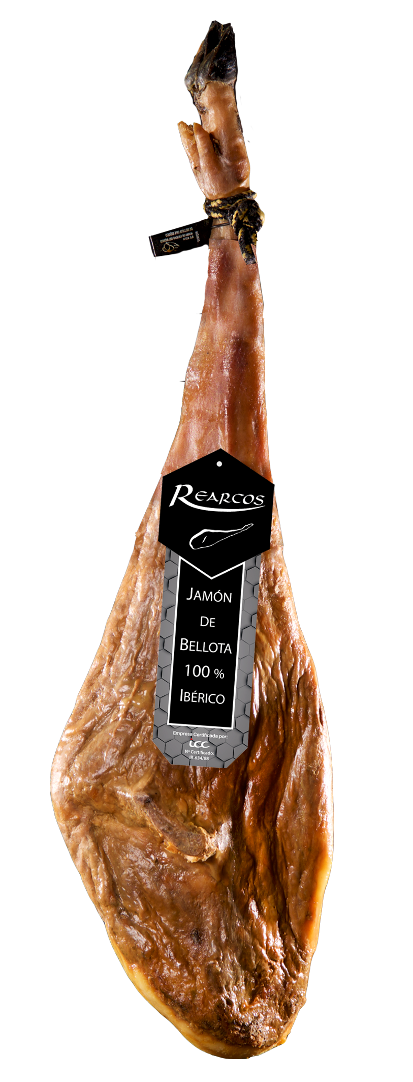 Jamón de Bellota 100 % Ibérico  Puro Rearcos