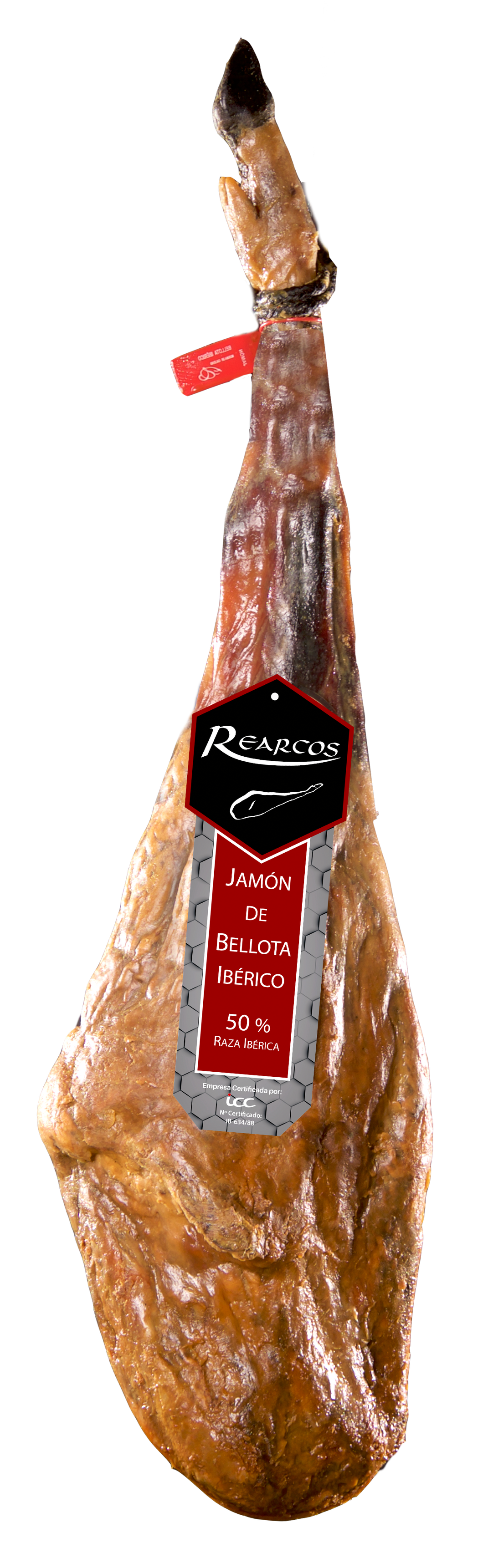 Jamón de Bellota Ibérico 50%  Raza Ibérica  Rearcos