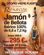 Cargar imagen en el visor de la galería, Jamón de Bellota 100 % Ibérico  Puro  OFERTA OTOÑO
